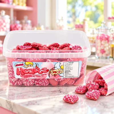 Alma Pink Hearts 120 Pieces (1 x 120pk)