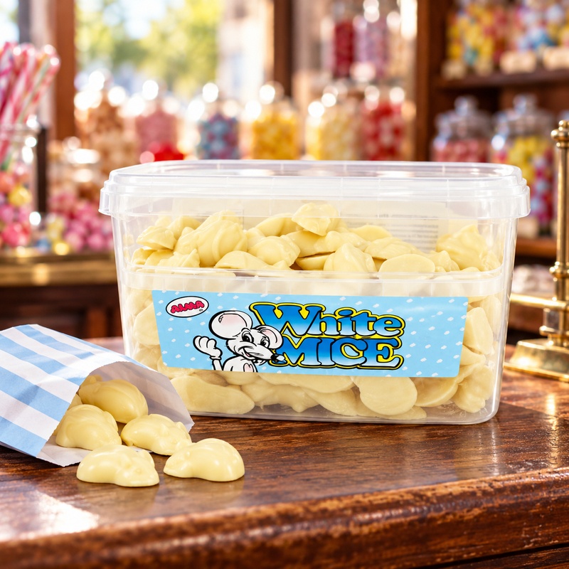 Alma White Mice 120 Pieces (1 x 120pk)