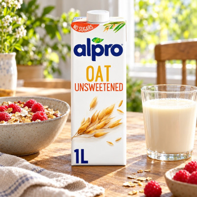 Alpro Oat Unsweetened Long Life Drink 1L