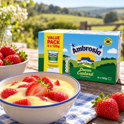 Ambrosia Ready To Eat Devon Custard Pots 6 x 120g