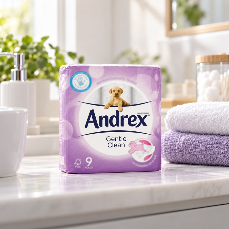 Andrex Gentle Clean 9 Rolls (Pack of 5)