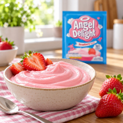 Angel Delight Strawberry Dessert Mix 59g (Case of 21)