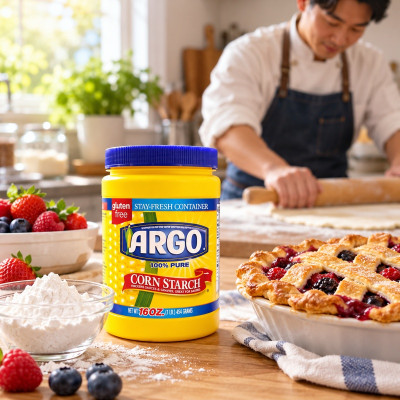 Argo Corn Starch 16Oz Thickens Sauces & Gravies, Great for Baking