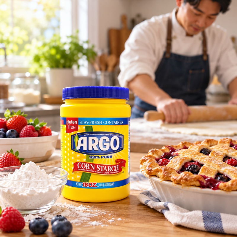 Argo Corn Starch 16Oz Thickens Sauces & Gravies, Great for Baking