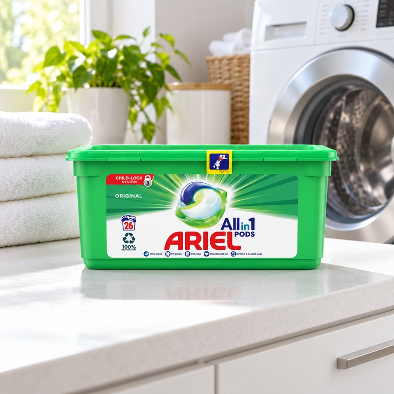 Ariel All-in-1 Pods Washing Liquid Capsules Original, 26 Washes (Case of 3)