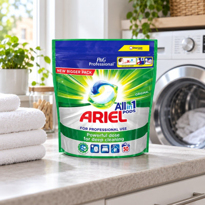 Ariel All In 1 Professional Pods Washing Liquid Capsules Regular 100 Washes