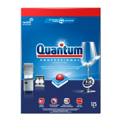 Quantum Professional by Finish Dishwasher Tablets 125 Tabs (3 x 125pk)