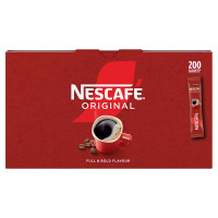 NESCAFE Original Instant Coffee Sachets - 200 x 1.8g Sticks (1 x 200s)