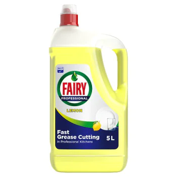 Fairy Professional Washing Up Liquid, Fresh Lemon Scent 5L (2 x 5ltr)