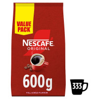 NESCAFE Original Instant Coffee 600g Value Pack (6 x 600g)