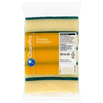 CleanPro 5 Sponge Scourers (1 x 5pk) CleanPro 5 Sponge Scourers (1 x 5pk)
