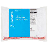 CleanPro 10 Economy Dish Cloths (1 x 10pk)