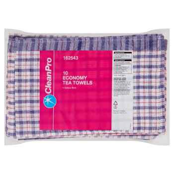 CleanPro 10 Economy Tea Towels (1 x 10pk)
