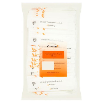Preema Freshening Wet Towels 100 Pieces (10 x 100s)