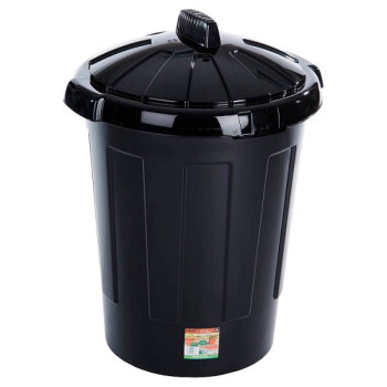 80ltr Black Bin (1 x Sgl)