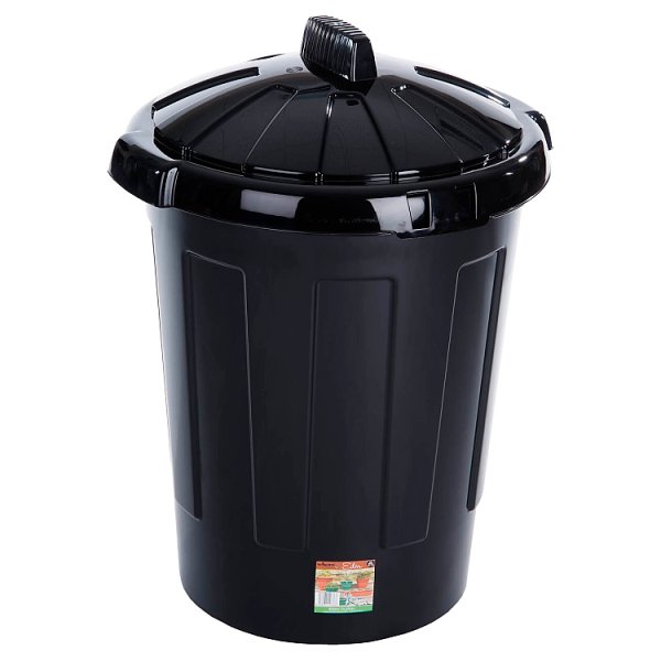 80ltr Black Bin (1 x Sgl)