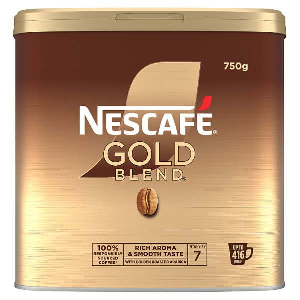 NESCAFE Gold Blend Instant Coffee 750g Tin (6 x 750g)