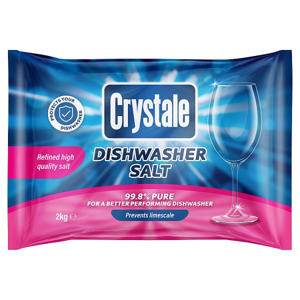 Crystale Dishwasher Salt 2kg (6 x 2kg)
