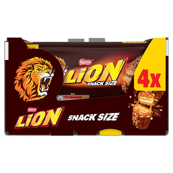Lion Milk Chocolate Snacksize Bar 4 Pack Multipack 120g (10 x 120g)