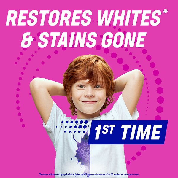 Vanish Gold Crystal White Oxi Action Stain Remover Powder 2.4kg (1 x 2.4kg)