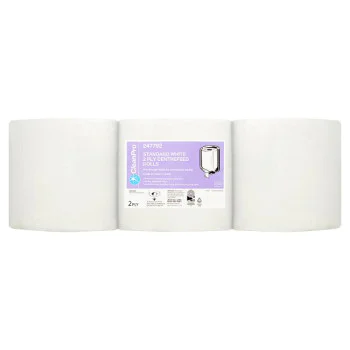 CleanPro Standard White 2 Ply 6 Centrefeed Rolls (1 x 6pk)