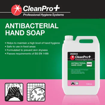 CleanPro+ Antibacterial Hand Soap 5 Litres (2 x 5ltr)
