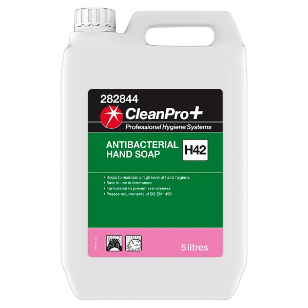 CleanPro+ Antibacterial Hand Soap 5 Litres (1 x 5ltr) CleanPro+ Antibacterial Hand Soap 5 Litres (1 x 5ltr)