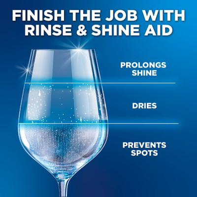 Finish Rinse & Shine Aid, Fresh, 800ml (12 x 800ml)