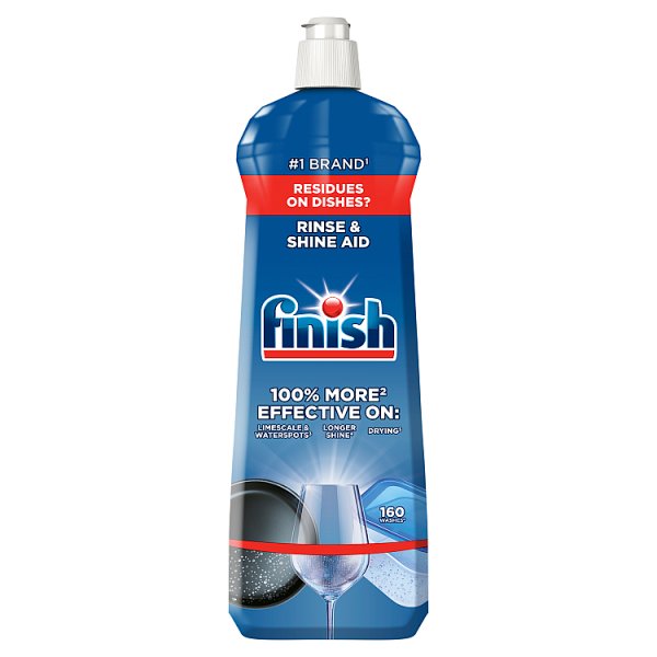 Finish Rinse & Shine Aid, Fresh, 800ml (1 x 800ml)