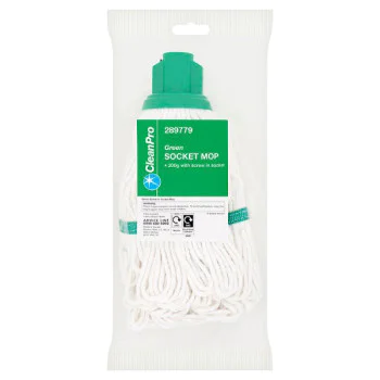CleanPro Green Socket Mop (13 x Sgl)