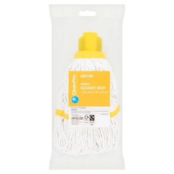 CleanPro Yellow Socket Mop (1 x Sgl)