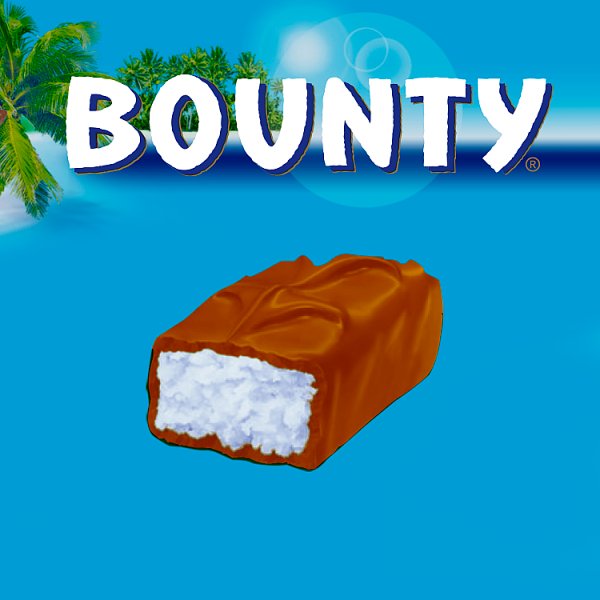 Bounty Coconut Milk Chocolate Bar Multipack 57g (x4) (12 x 4pack) Bounty Coconut Milk Chocolate Bar Multipack 57g (x4) (12 x 4pack)