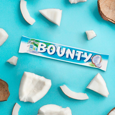 Bounty Coconut Milk Chocolate Bar Multipack 57g (x4) (12 x 4pack) Bounty Coconut Milk Chocolate Bar Multipack 57g (x4) (12 x 4pack)