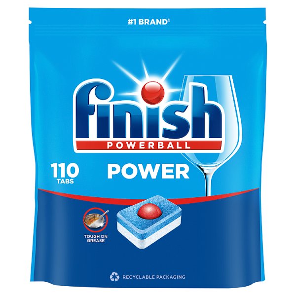 Finish Power All In One Regular Dishwasher Tablets - 110 Tabs (3 x 110pk)