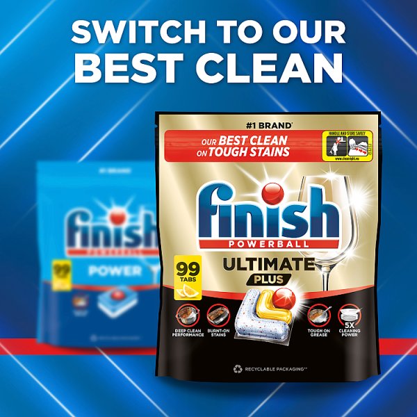 Finish Power All In One Regular Dishwasher Tablets - 110 Tabs (3 x 110pk)