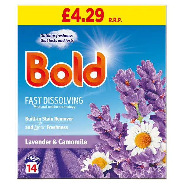 Bold Liquid Powder Laundry Detergent  14 Washes (6 x 700g)