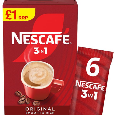 Nescafé 3 in 1 Original 6 x 16g (96g) (11 x 116g) Nescafé 3 in 1 Original 6 x 16g (96g) (11 x 116g)