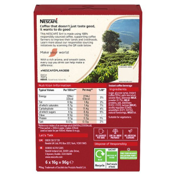 Nescafé 3 in 1 Original 6 x 16g (96g) (11 x 116g)