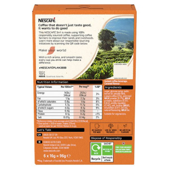 Nescafé Caramel 3 in 1 6 x 16g (96g) (11 x 116g)