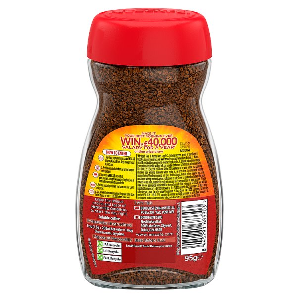 Nescafe Original Instant Coffee 95g £4.19 PMP (6 x 95g)