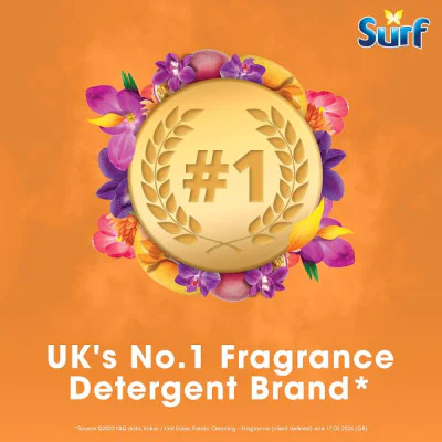 Surf 3 in 1 Passion Bloom Laundry Washing Detergent Capsules 15 washes (4 x 15w)