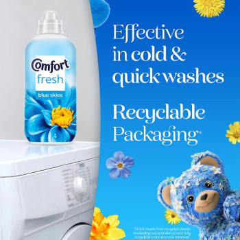 Comfort Fresh Fabric Conditioner Blue Skies 31 washes (930 ml) (8 x 31w)