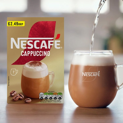 Nescafe Cappuccino Instant Coffee 7 x 15.5g Sachets PMP (6 x 108.5g)