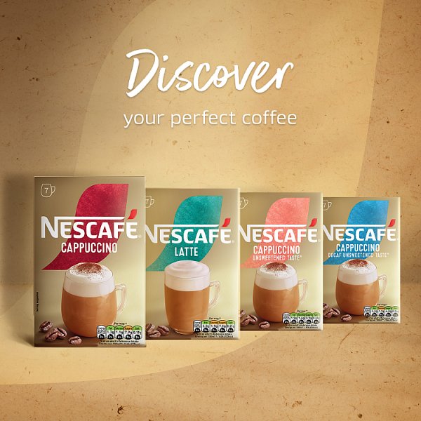 Nescafe Cappuccino Instant Coffee 7 x 15.5g Sachets PMP (6 x 108.5g)