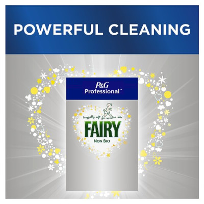 Fairy Professional Non-Bio Powder Laundry Detergent, 120 washes 6.6kg (1 x 6.6kg) Fairy Professional Non-Bio Powder Laundry Detergent, 120 washes 6.6kg (1 x 6.6kg)