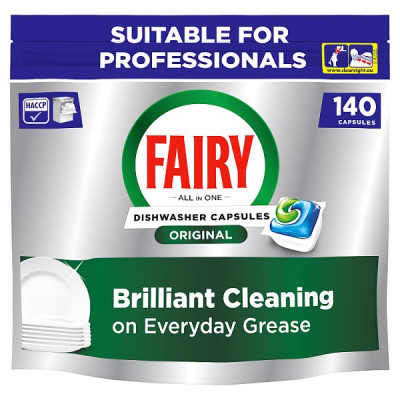 Fairy Professional Original Dishwasher Tablets 140 Washes (2 x 140pk)