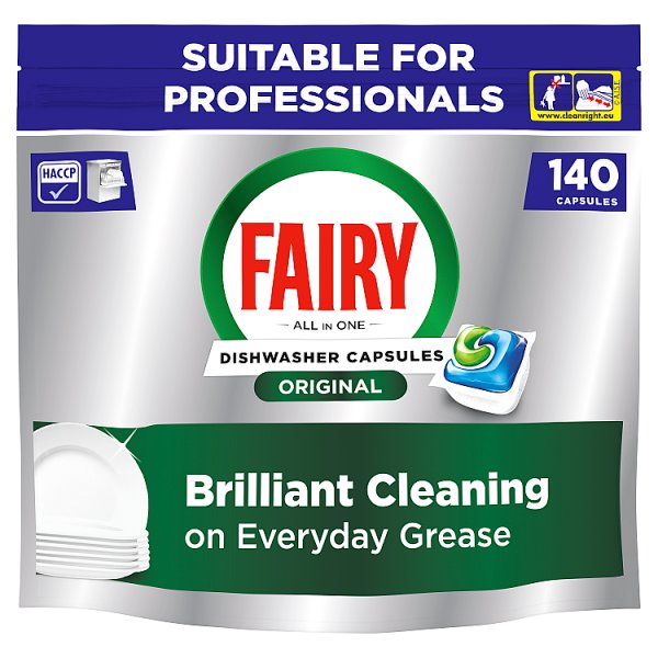 Fairy Professional Original Dishwasher Tablets 140 Washes (2 x 140pk)