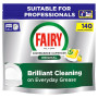 Fairy Professional Original Dishwashing Capsules Lemon, 140 washes (2 x 140pk)