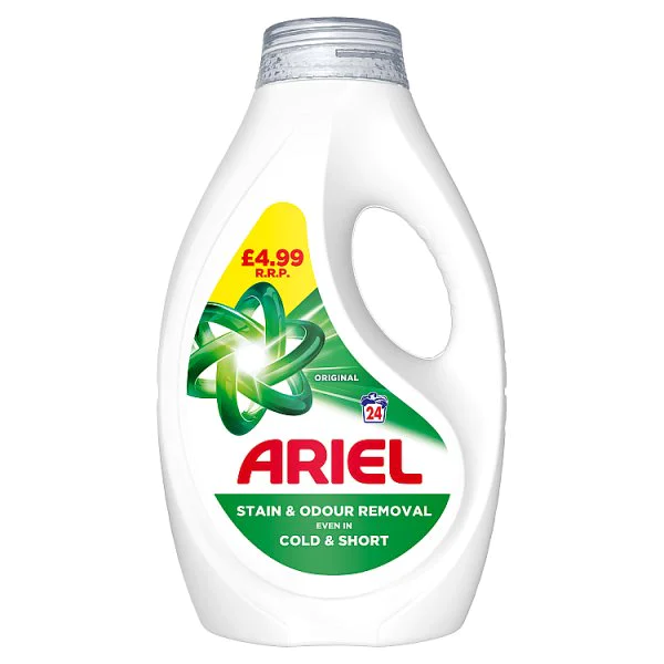 Ariel Washing Liquid, 24 Washes, Original (4 x 24w)