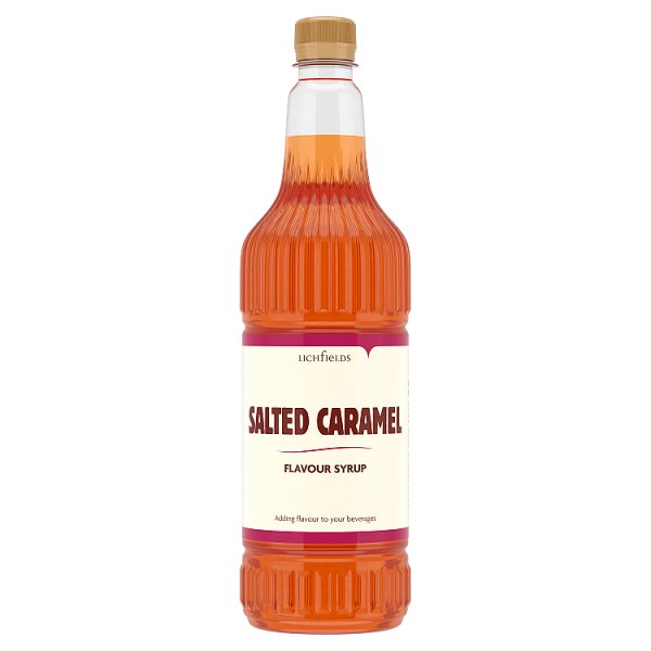 Lichfields Salted Caramel Flavour Syrup 1 Litre (6 x 1ltr)